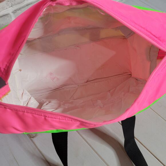 Vintage 80s 90s Hawaii Michael Parks Neon Soft Cooler Bag - Picture 8 of 8